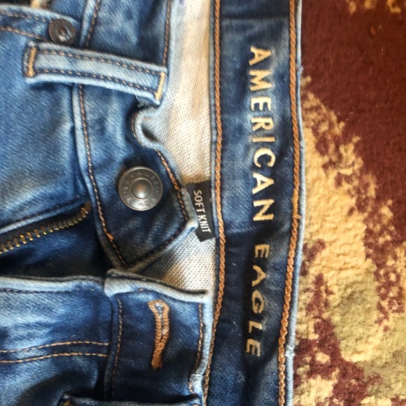 American Eagle moms jeans size 00 - soft knit - Picture 3 of 6
